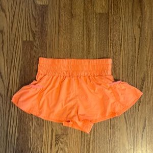 Get Your Flirt On Shorts. ln orange